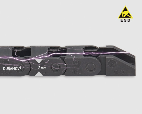 C01E.07抗静电微型电缆拖链