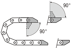 微型易填充电缆拖链特殊配置 微型易填充电缆拖链特殊配置